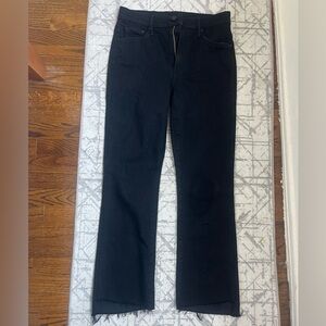 NEW WITHOUT TAGS! Mother brand, “the insider crop” jeans, black, 28